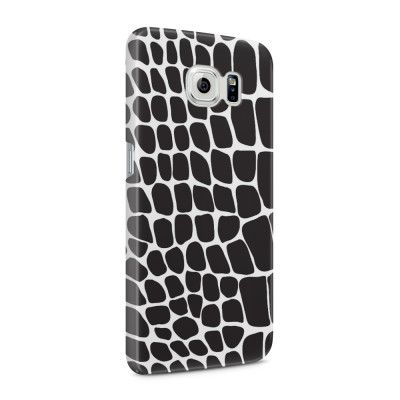 Skal till Samsung Galaxy S6 - Fläckar - Svart