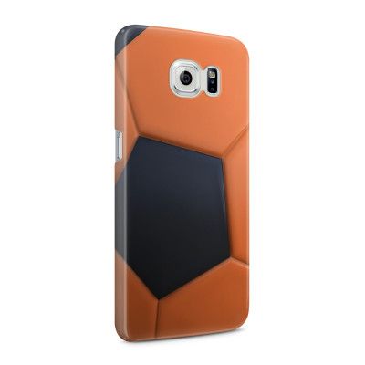 Skal till Samsung Galaxy S6 - Fotboll - Orange