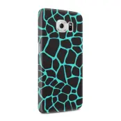 Skal till Samsung Galaxy S6 - Gepard - Neonblå