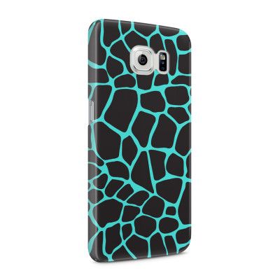Skal till Samsung Galaxy S6 - Gepard - Neonblå