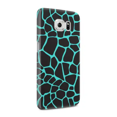 Skal till Samsung Galaxy S6 - Gepard - Neonblå