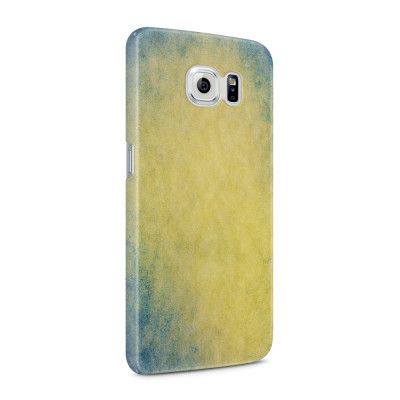 Skal till Samsung Galaxy S6 - Grunge texture - Gul