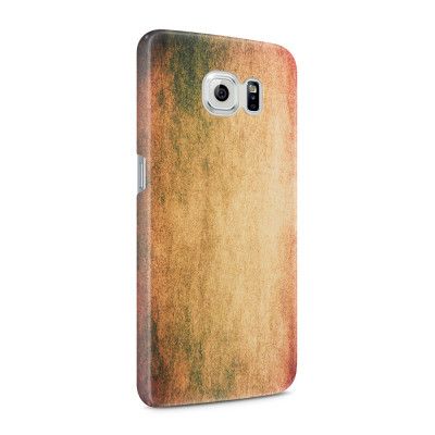Skal till Samsung Galaxy S6 - Grunge texture - Orange
