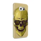 Skal till Samsung Galaxy S6 - Hipster Skull Gul