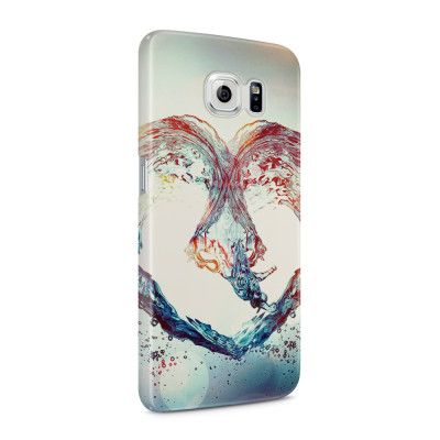 Skal till Samsung Galaxy S6 - Hjärta - Vatten