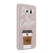 Skal till Samsung Galaxy S6 - I love coffe - Beige