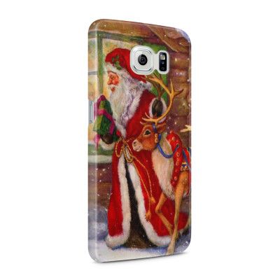 Skal till Samsung Galaxy S6 - Jultomte och ren