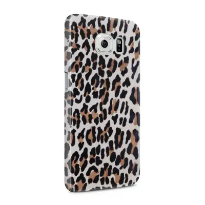 Skal till Samsung Galaxy S6 - Leopard oljefärg