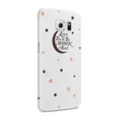 Skal till Samsung Galaxy S6 - Love you to the moon and back - Brun