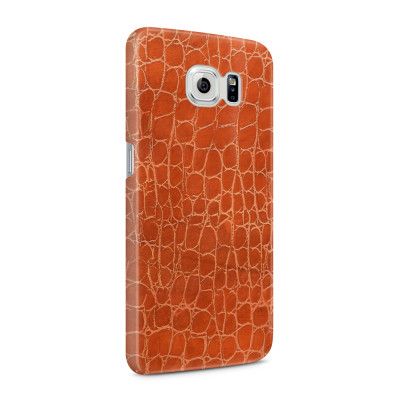 Skal till Samsung Galaxy S6 - Mönster - Orange