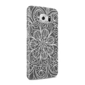 Skal till Samsung Galaxy S6 - Mandala - Grå