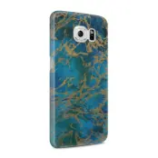 Skal till Samsung Galaxy S6 - Marble - Blå