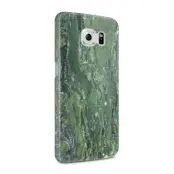 Skal till Samsung Galaxy S6 - Marble - Grön