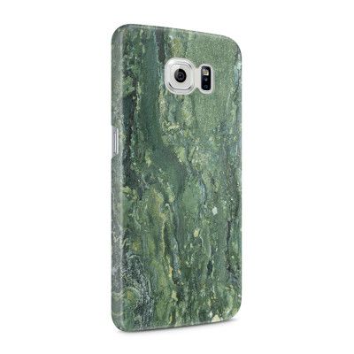 Skal till Samsung Galaxy S6 - Marble - Grön