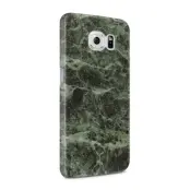 Skal till Samsung Galaxy S6 - Marble - Grön/Svart