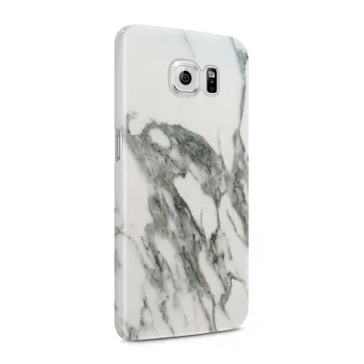 Skal till Samsung Galaxy S6 - Marble - Vit/Grå