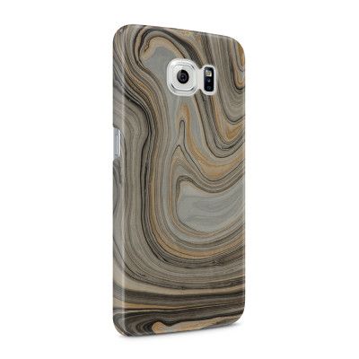 Skal till Samsung Galaxy S6 - Oljefärg - Grå