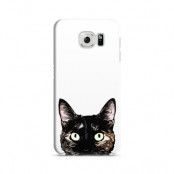 Skal till Samsung Galaxy S6 - Peeking Cat