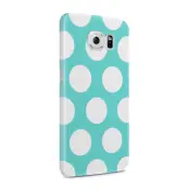 Skal till Samsung Galaxy S6 - Polka - Turkos