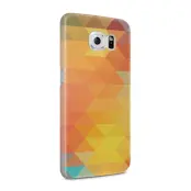 Skal till Samsung Galaxy S6 - Polygon - Gul