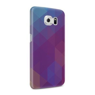 Skal till Samsung Galaxy S6 - Polygon - Lila