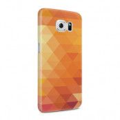 Skal till Samsung Galaxy S6 - Polygon - Orange