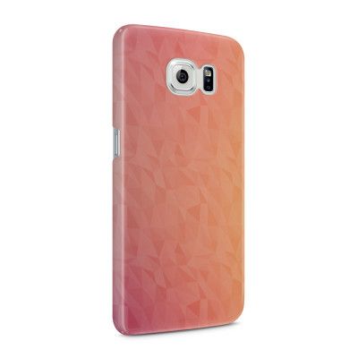 Skal till Samsung Galaxy S6 - Prismor - Rosa/Orange