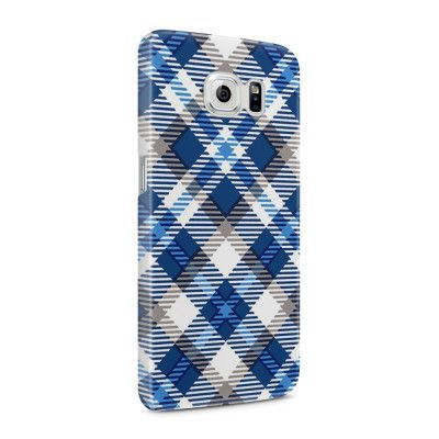 Skal till Samsung Galaxy S6 - Randigt och rutigt