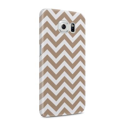 Skal till Samsung Galaxy S6 - Retro ränder - Grå