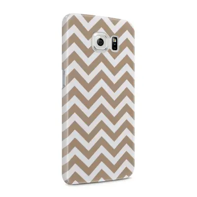 Skal till Samsung Galaxy S6 - Retro ränder - Grå