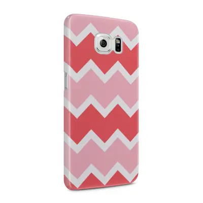 Skal till Samsung Galaxy S6 - Retro ränder - Rosa