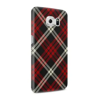 Skal till Samsung Galaxy S6 - Rutig - Röd