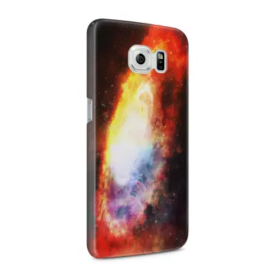 Skal till Samsung Galaxy S6 - Rymden - Röd