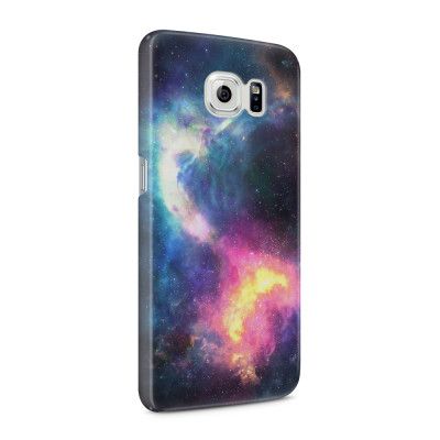 Skal till Samsung Galaxy S6 - Rymden - Svart/Blå