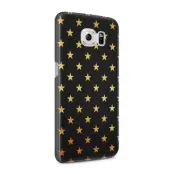 Skal till Samsung Galaxy S6 - Stjärnor - Guld/Svart
