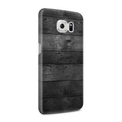 Skal till Samsung Galaxy S6 - Svarta plankor
