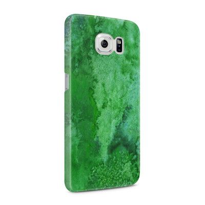 Skal till Samsung Galaxy S6 - Vattenfärg - Grön
