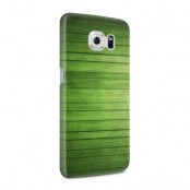 Skal till Samsung Galaxy S6 - Wood - Grön