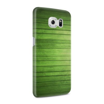 Skal till Samsung Galaxy S6 - Wood - Grön