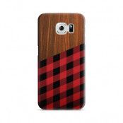 Skal till Samsung Galaxy S6 - Wooden Lumberjack B