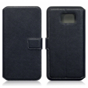 Slim Plånboksfodral till Samsung Galaxy S6 - Svart