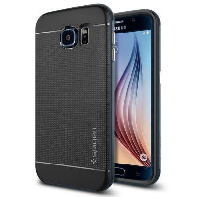 SPIGEN Neo Hybrid Skal till Samsung Galaxy S6 - Metal Slate