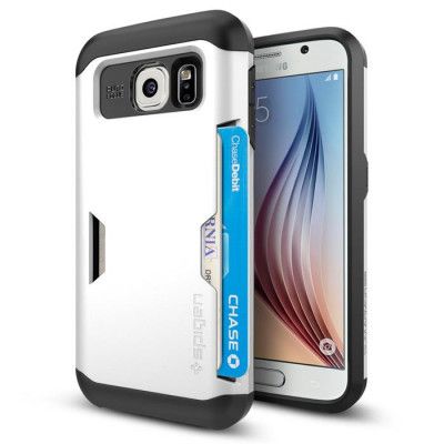 SPIGEN Slim Armor CS Skal till Samsung Galaxy S6 - Vit
