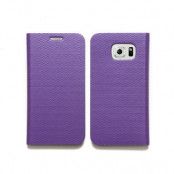 Zenus Metallic Diary Plånboksfodral till Samsung Galaxy S6 - Lila