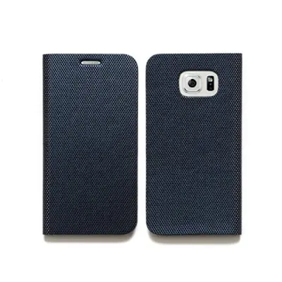 Zenus Metallic Diary Plånboksfodral till Samsung Galaxy S6 - Navy