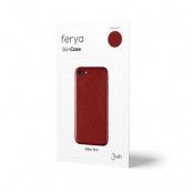3mk Ferya Skin Skal Galaxy S7 Edge - Glitter Röd