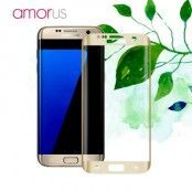 Amorus Skärmskydd i härdat glas till Samsung Galaxy S7 Edge - Gold