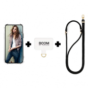 Boom Galaxy S7 Edge Skal med Halsband - Svart