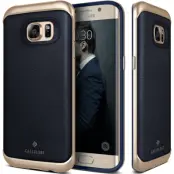 Caseology Envoy Äkta Läder Skal till Samsung Galaxy S7 Edge - Blå