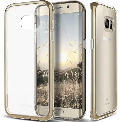 Caseology Skyfall Series Skal till Samsung Galaxy S7 Edge - Guld